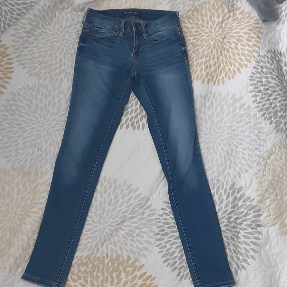 Areopastle seriously stretchy low rise jeggings